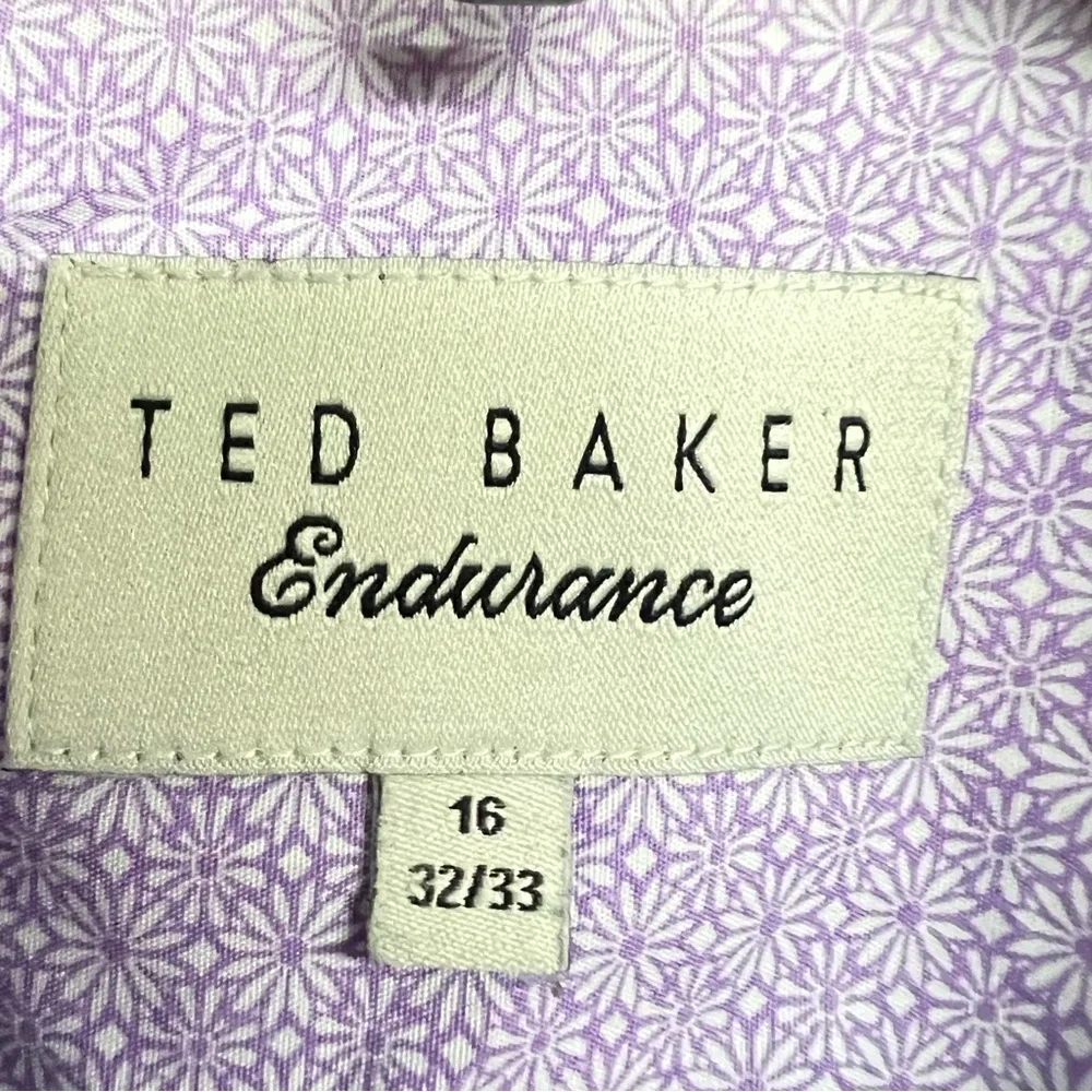Men’s Ted Baker Endurance Checkered Button Down Dress Shirt - Picture 5 of 5